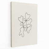 Minimalist Abstract Line Art: Organic Shapes in Clean Black Lines