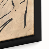 Minimalist Abstract Line Art: Organic Flowing Lines on Neutral Background