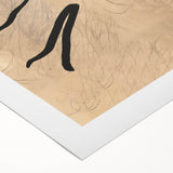 Minimalist Abstract Line Art: Organic Flowing Lines on Neutral Background