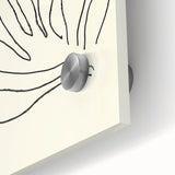 Minimalist Botanical Line Art: Elegant Abstract Leaf Design