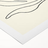 Minimalist Botanical Line Art: Elegant Abstract Leaf Design