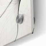 Minimalist Abstract Line Art: Flowing Organic Patterns in Black and White