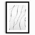 Minimalist Abstract Line Art: Delicate Organic Patterns in Black and White