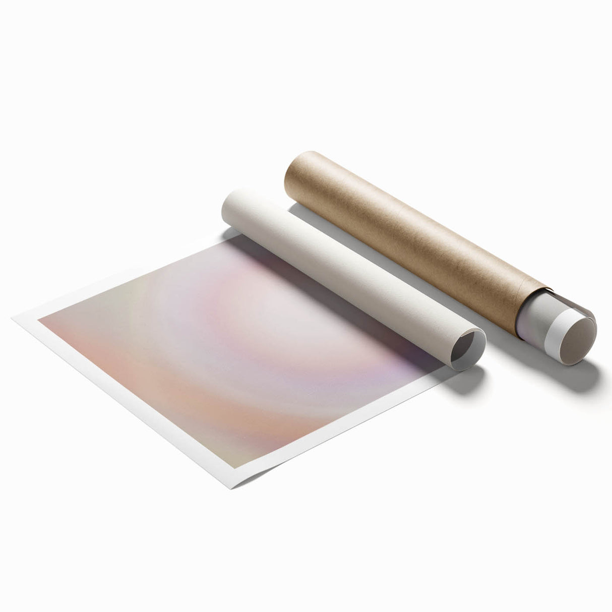 Soft Pastel Gradient Canvas with Nature-Inspired Grainy Textures