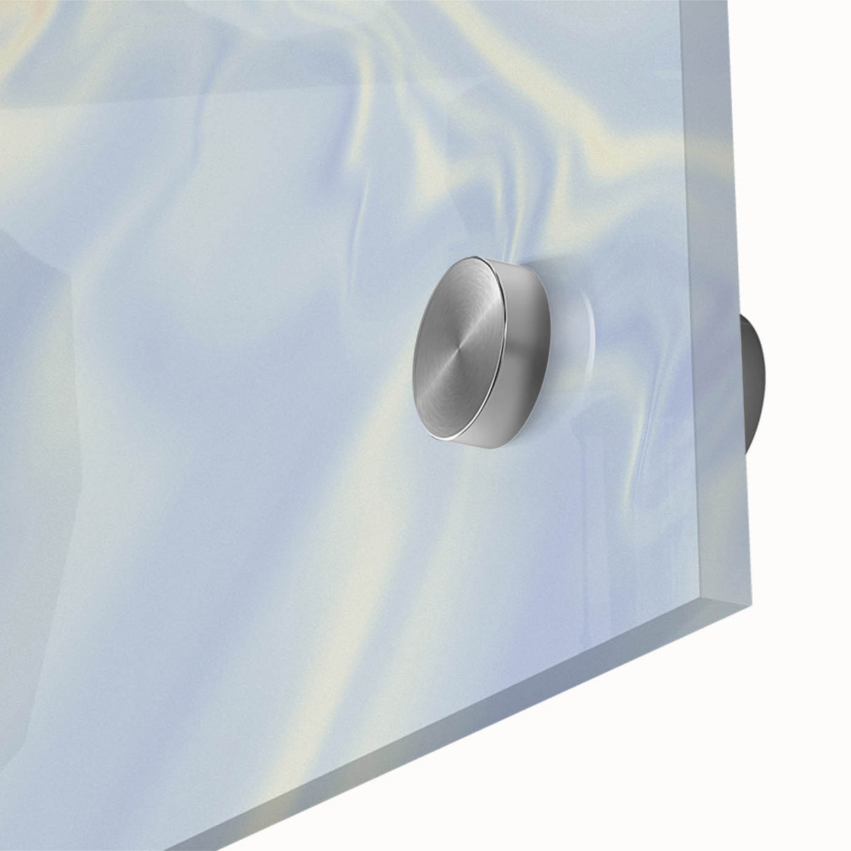 Soft Blue Gradient Nature-Inspired Wall Art with Subtle Textures
