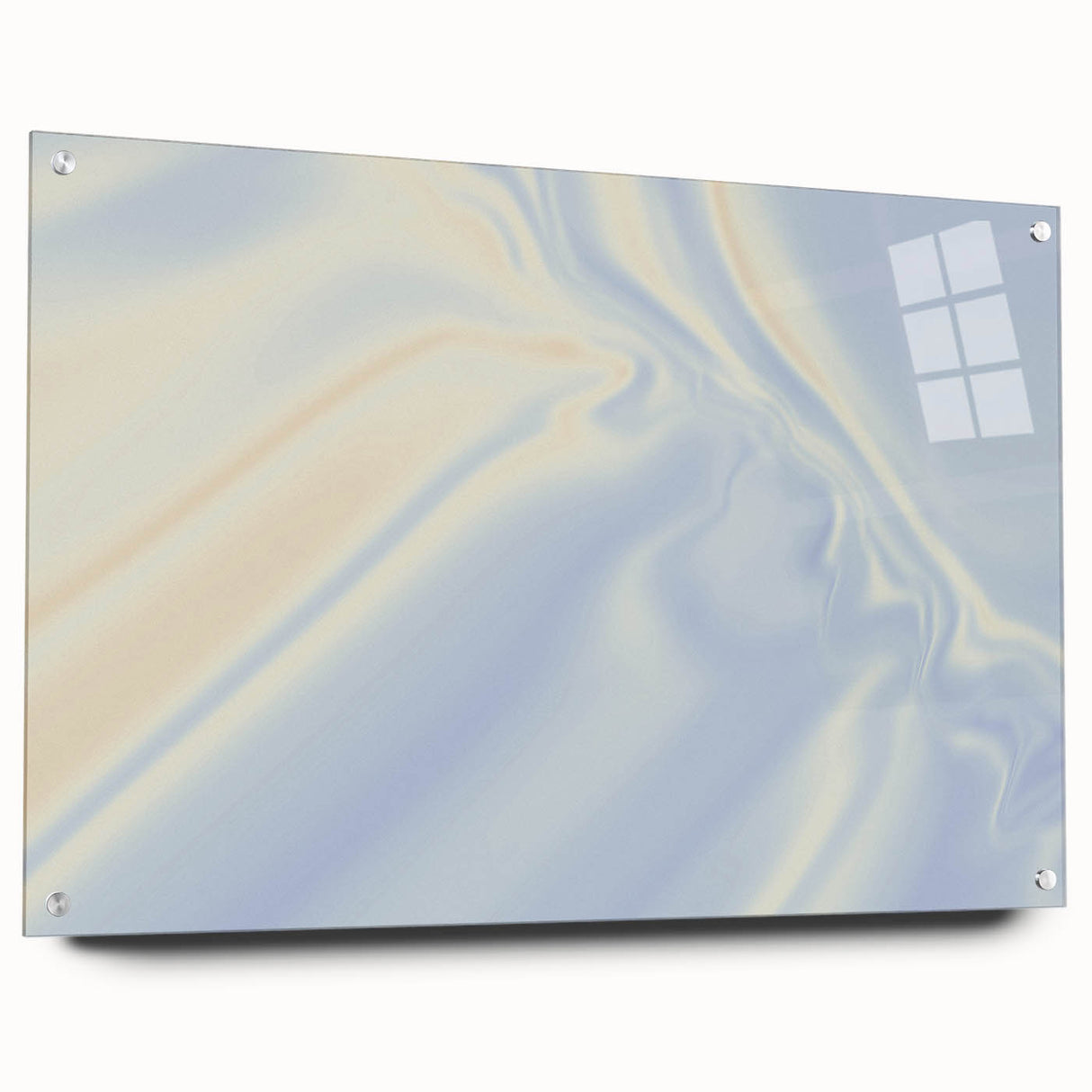 Soft Blue Gradient Nature-Inspired Wall Art with Subtle Textures