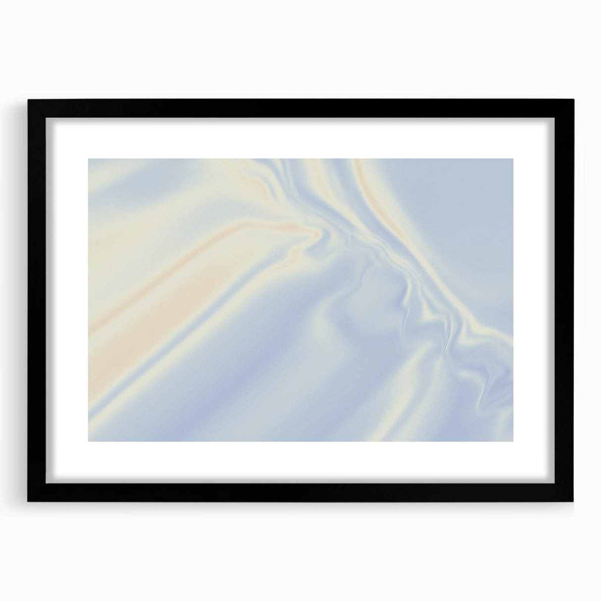 Soft Blue Gradient Nature-Inspired Wall Art with Subtle Textures