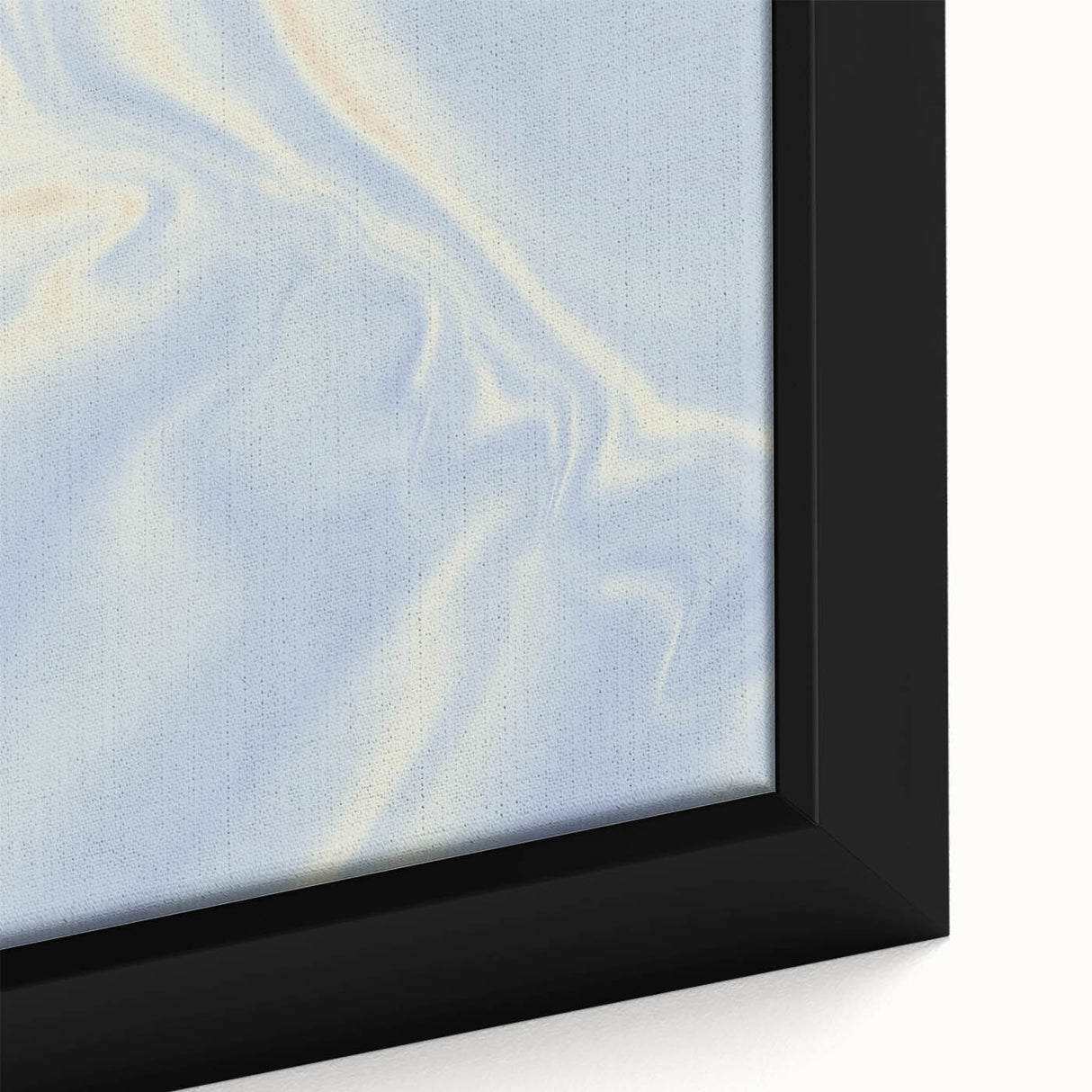 Soft Blue Gradient Nature-Inspired Wall Art with Subtle Textures