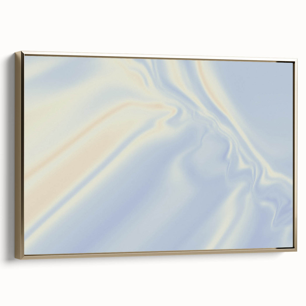 Soft Blue Gradient Nature-Inspired Wall Art with Subtle Textures