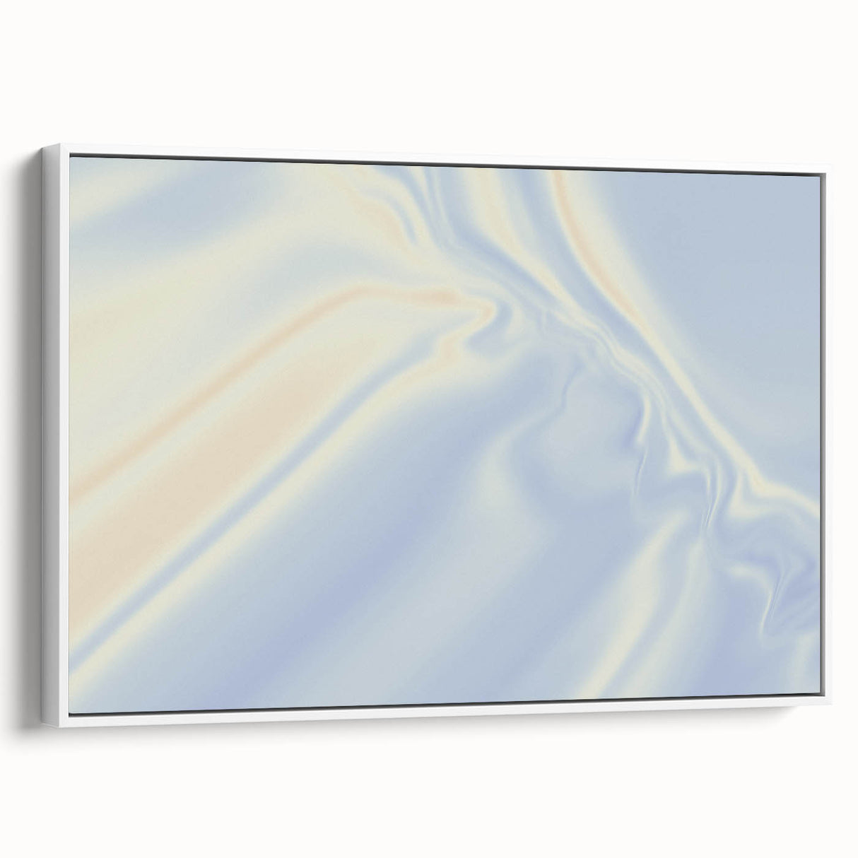 Soft Blue Gradient Nature-Inspired Wall Art with Subtle Textures