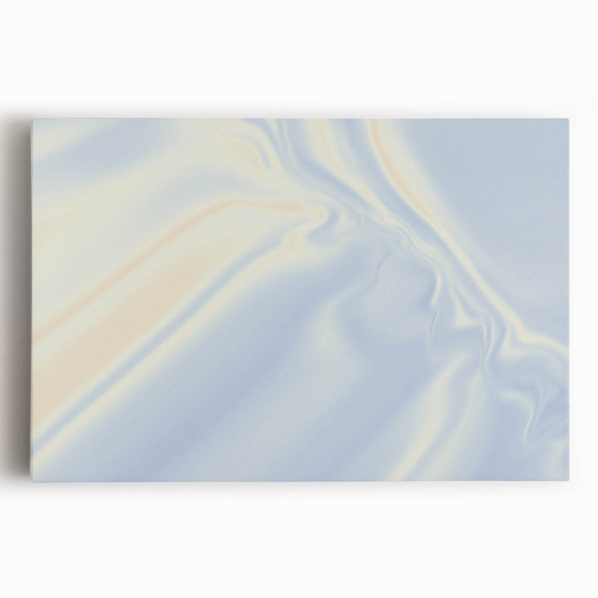 Soft Blue Gradient Nature-Inspired Wall Art with Subtle Textures