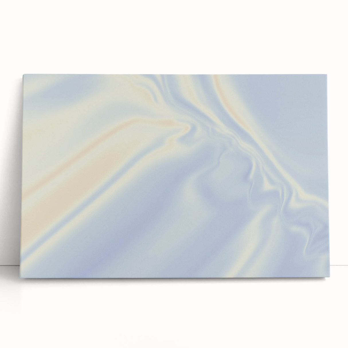 Soft Blue Gradient Nature-Inspired Wall Art with Subtle Textures