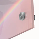 Rainbow Gradient Nature-Inspired Abstract Wall Art with Soft Tones