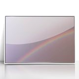 Rainbow Gradient Nature-Inspired Abstract Wall Art with Soft Tones