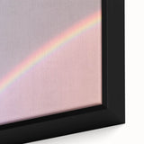 Rainbow Gradient Nature-Inspired Abstract Wall Art with Soft Tones