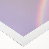 Rainbow Gradient Nature-Inspired Abstract Wall Art with Soft Tones