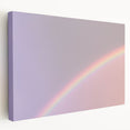 Rainbow Gradient Nature-Inspired Abstract Wall Art with Soft Tones
