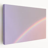 Rainbow Gradient Nature-Inspired Abstract Wall Art with Soft Tones
