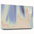 Nature-Inspired Abstract Gradient Wall Art with Blue and Beige Hues