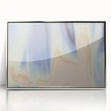 Nature-Inspired Abstract Gradient Wall Art with Blue and Beige Hues
