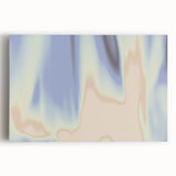 Nature-Inspired Abstract Gradient Wall Art with Blue and Beige Hues