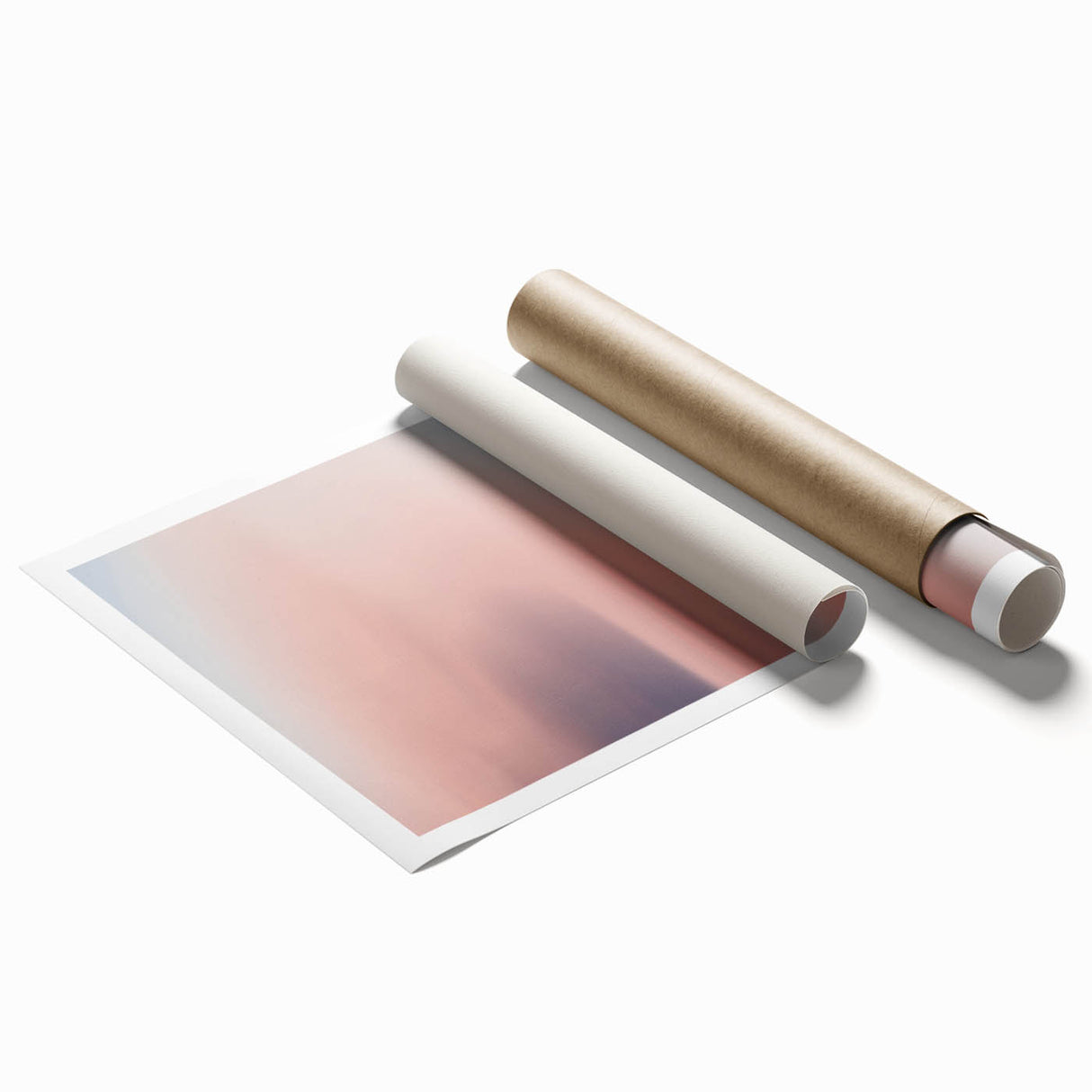 Nature-Inspired Grainy Gradient Wall Art with Soft Earthy Hues