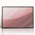 Nature-Inspired Grainy Gradient Wall Art in Soft Pink Tones