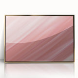 Nature-Inspired Grainy Gradient Wall Art in Soft Pink Tones