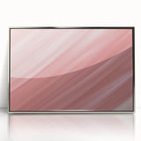 Nature-Inspired Grainy Gradient Wall Art in Soft Pink Tones