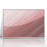 Nature-Inspired Grainy Gradient Wall Art in Soft Pink Tones