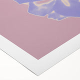 Abstract Nature-Inspired Gradient Flower Art with Soft Pastel Hues