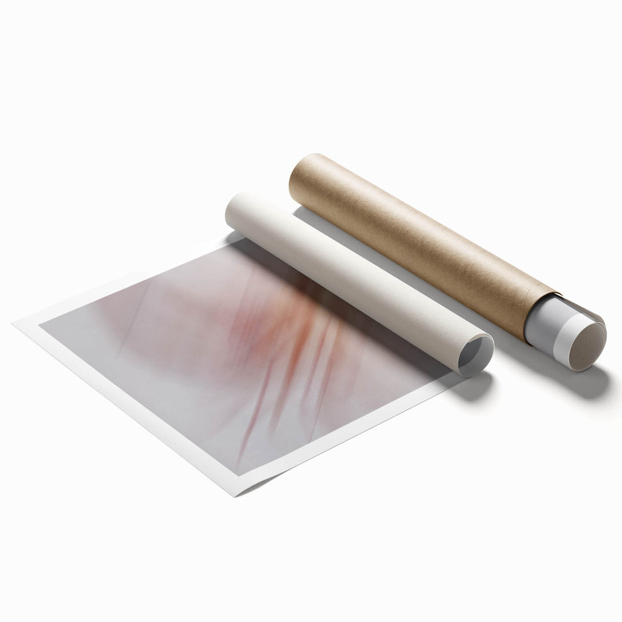 Nature-Inspired Gradient Wall Art with Abstract Motion and Warm Tones