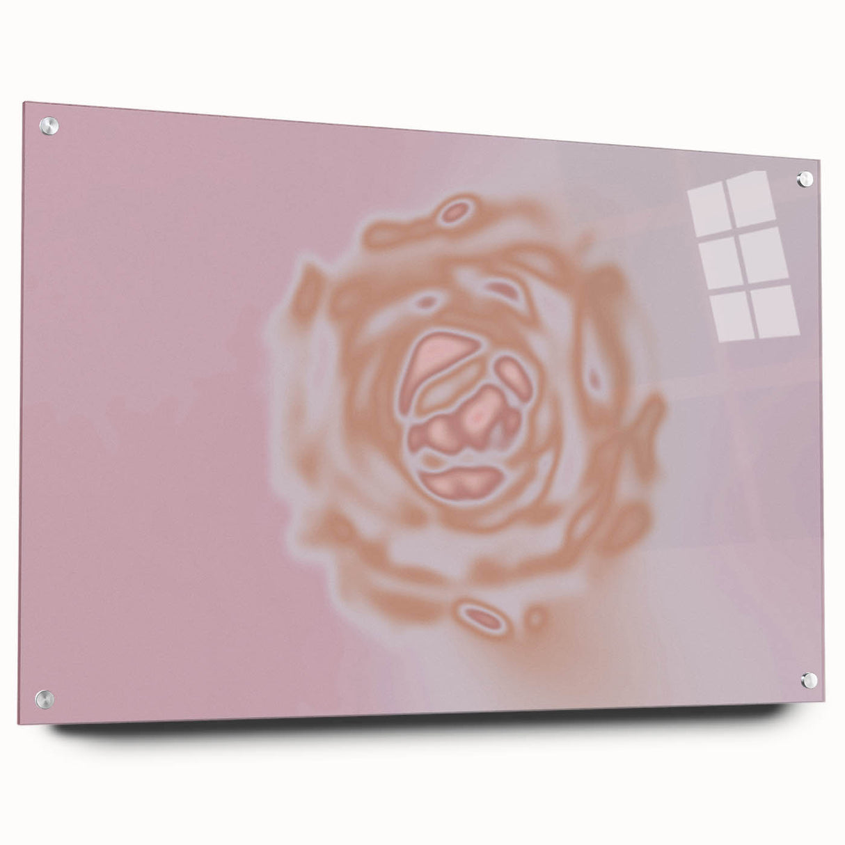 Abstract Floral Nature-Inspired Gradient Art with Soft Earthy Tones