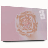 Abstract Floral Nature-Inspired Gradient Art with Soft Earthy Tones