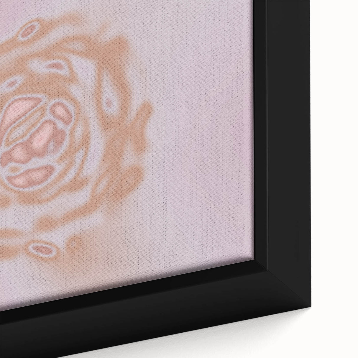 Abstract Floral Nature-Inspired Gradient Art with Soft Earthy Tones