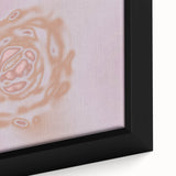 Abstract Floral Nature-Inspired Gradient Art with Soft Earthy Tones