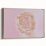 Abstract Floral Nature-Inspired Gradient Art with Soft Earthy Tones