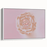 Abstract Floral Nature-Inspired Gradient Art with Soft Earthy Tones