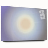 Nature-Inspired Abstract Gradient Wall Art with Soft Sunburst Tones