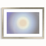 Nature-Inspired Abstract Gradient Wall Art with Soft Sunburst Tones