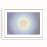 Nature-Inspired Abstract Gradient Wall Art with Soft Sunburst Tones