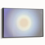 Nature-Inspired Abstract Gradient Wall Art with Soft Sunburst Tones