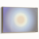 Nature-Inspired Abstract Gradient Wall Art with Soft Sunburst Tones