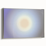 Nature-Inspired Abstract Gradient Wall Art with Soft Sunburst Tones