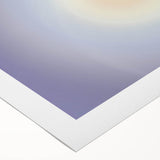 Nature-Inspired Abstract Gradient Wall Art with Soft Sunburst Tones