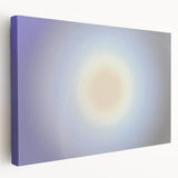 Nature-Inspired Abstract Gradient Wall Art with Soft Sunburst Tones
