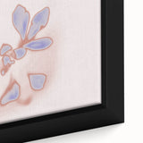 Abstract Floral Nature-Inspired Gradient Art with Soft Blue Petals