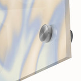 Abstract Nature-Inspired Gradient Wall Art with Beige and Blue Hues