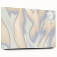 Abstract Nature-Inspired Gradient Wall Art with Beige and Blue Hues
