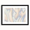 Abstract Nature-Inspired Gradient Wall Art with Beige and Blue Hues